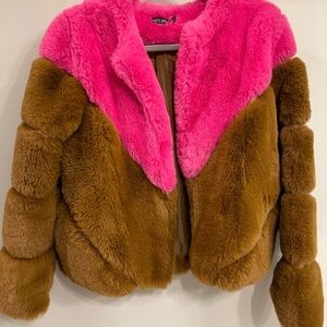 Nasty Gal Faux Fur Jacket